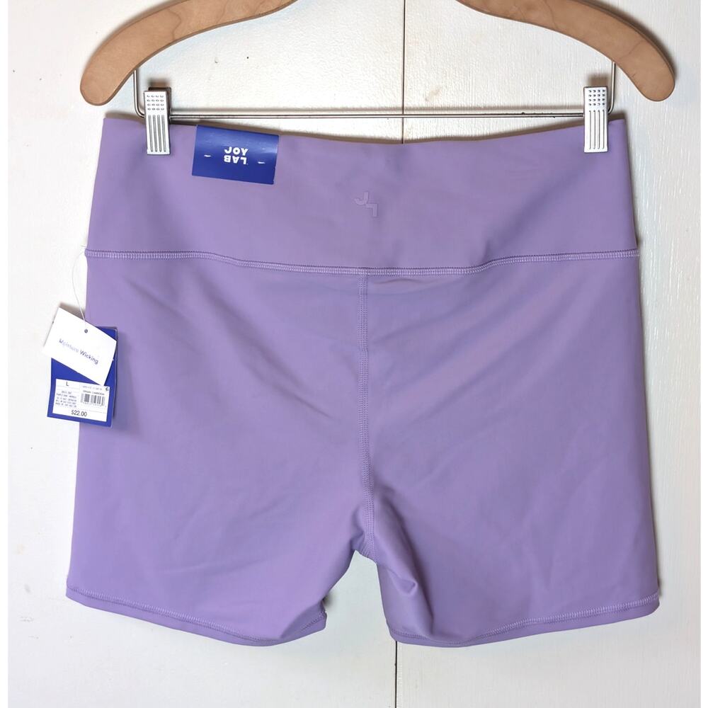 JoyLab Ruched Purple Shorts Large - Picture 3 of 9